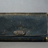 Кожаный кошелек, поздний Эдо, 19 век